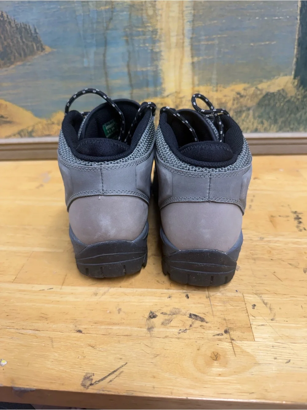 Dunham cloud 7 Gray and Black Men's Waterproof Hiking Boots, size 9